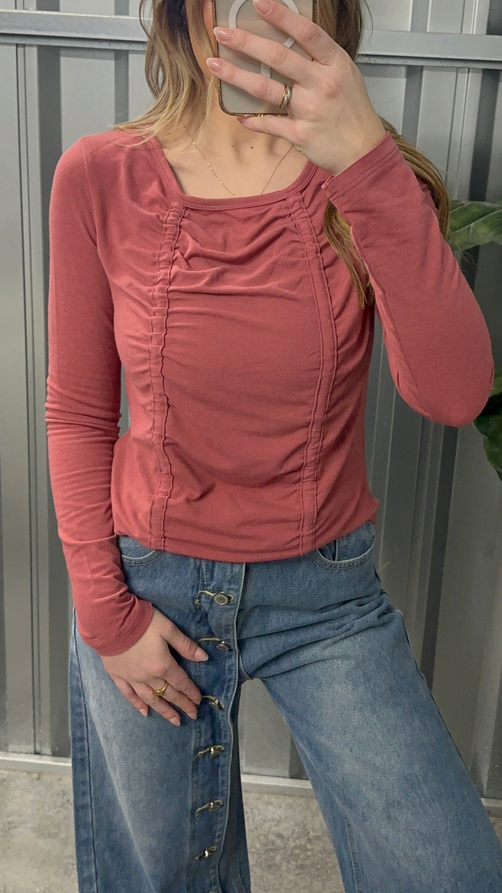 Laine Ruched Top