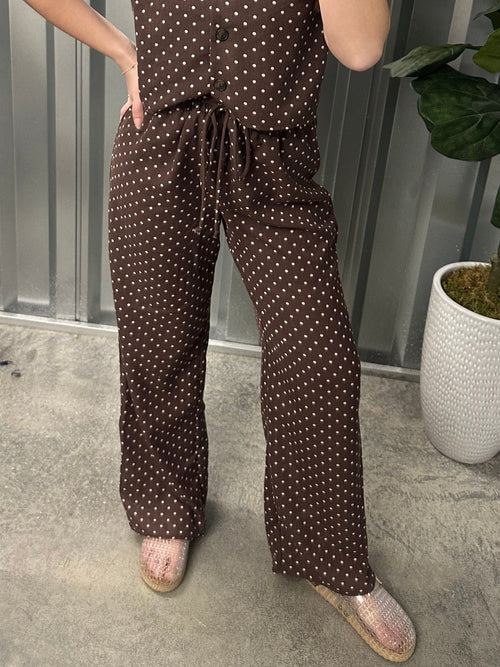 Cocoa Dot Pants