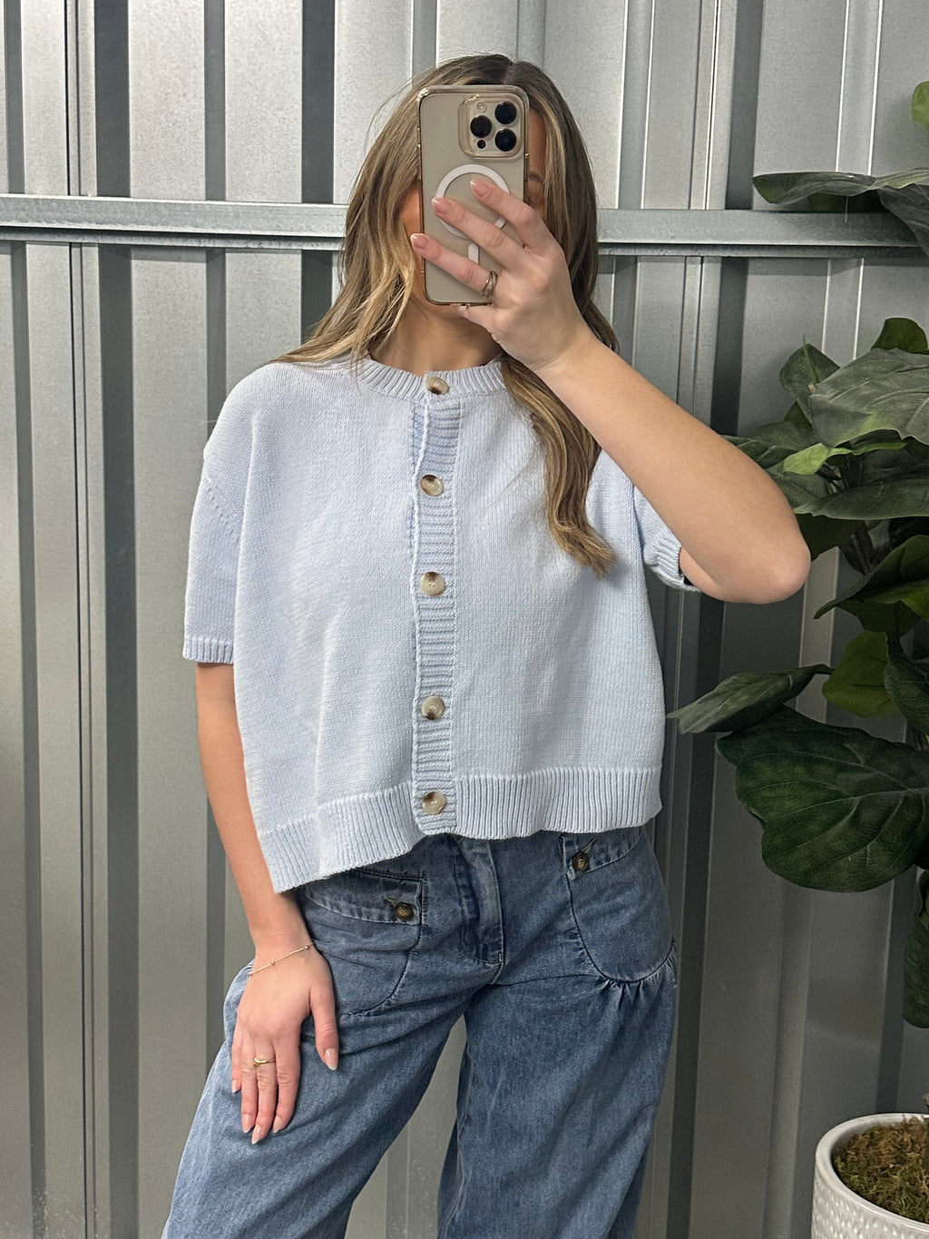Capri Button Top