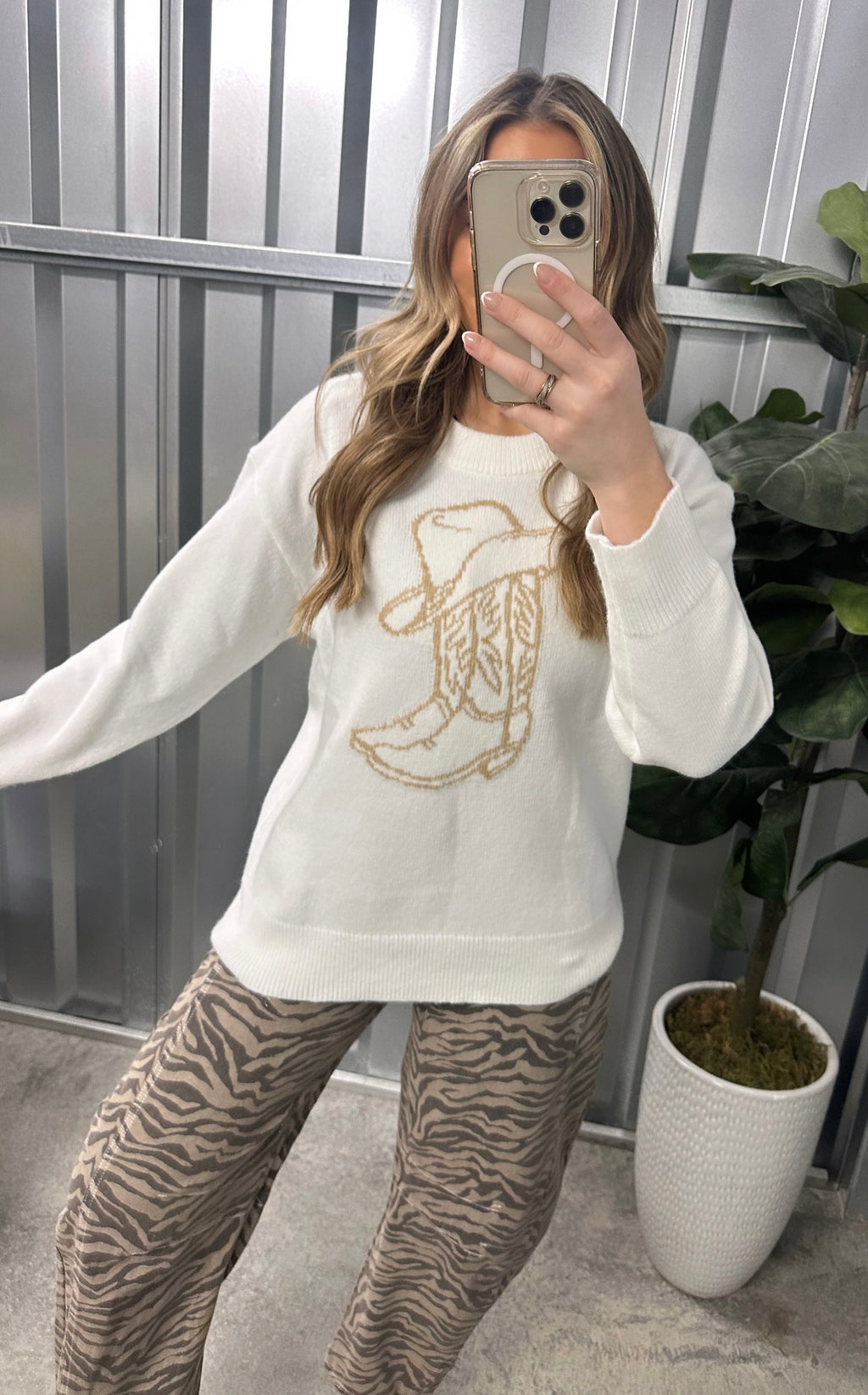 Text Me Texas Sweater