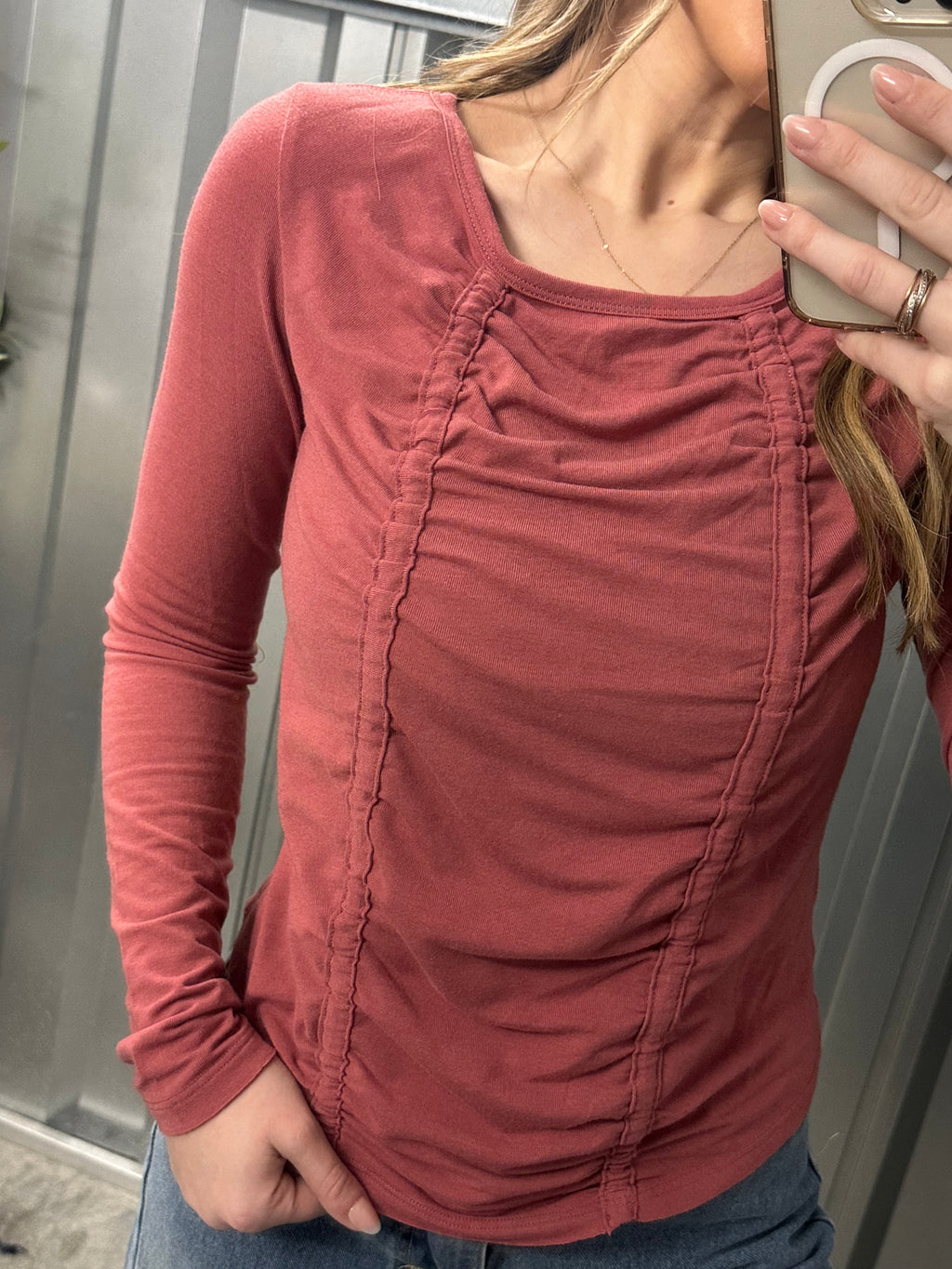 Laine Ruched Top