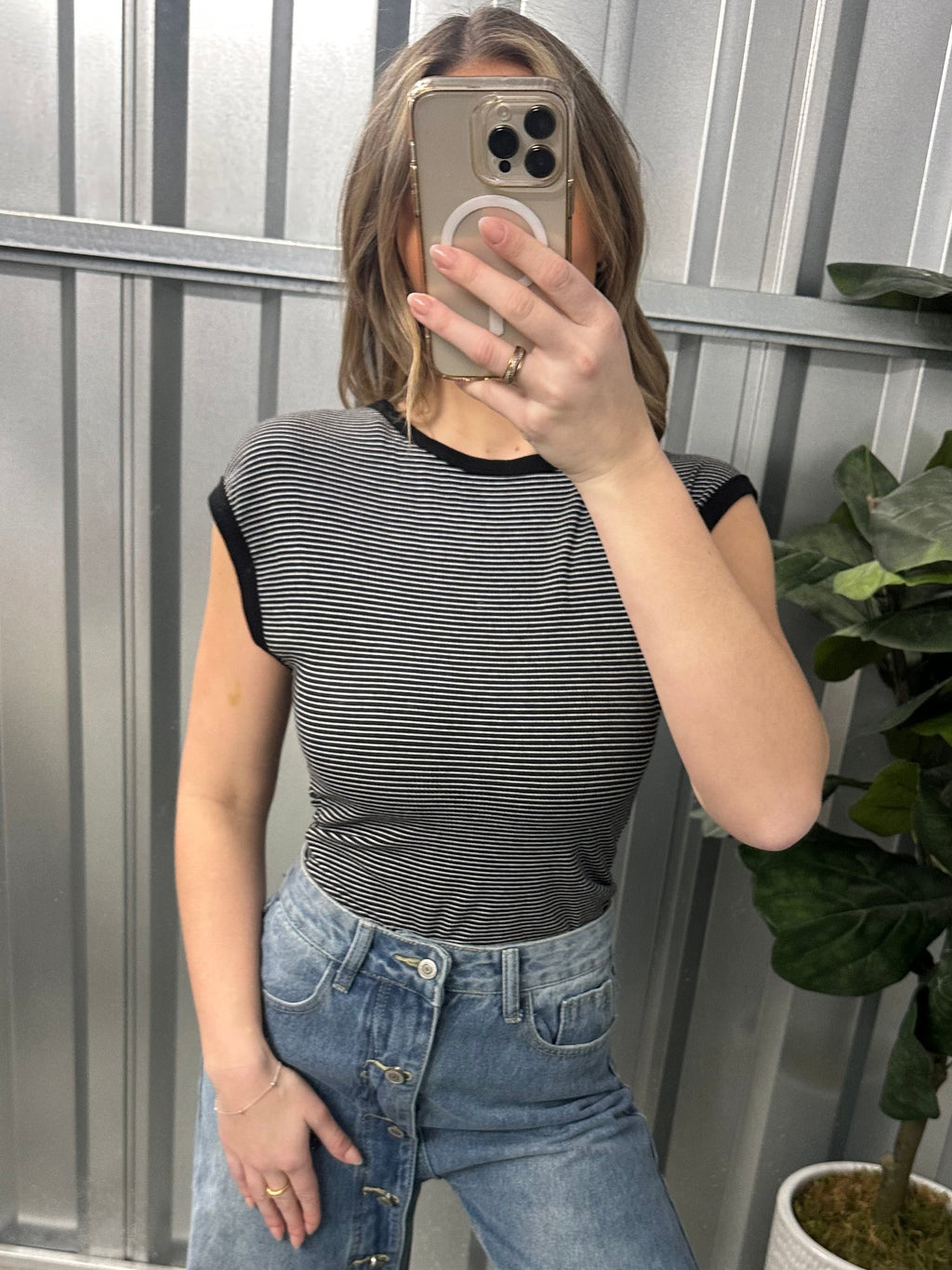 Crosby Striped Bodysuit