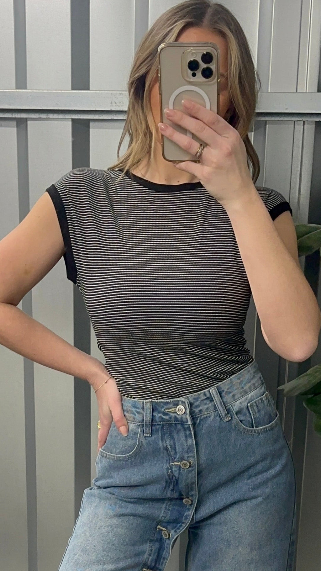 Crosby Striped Bodysuit