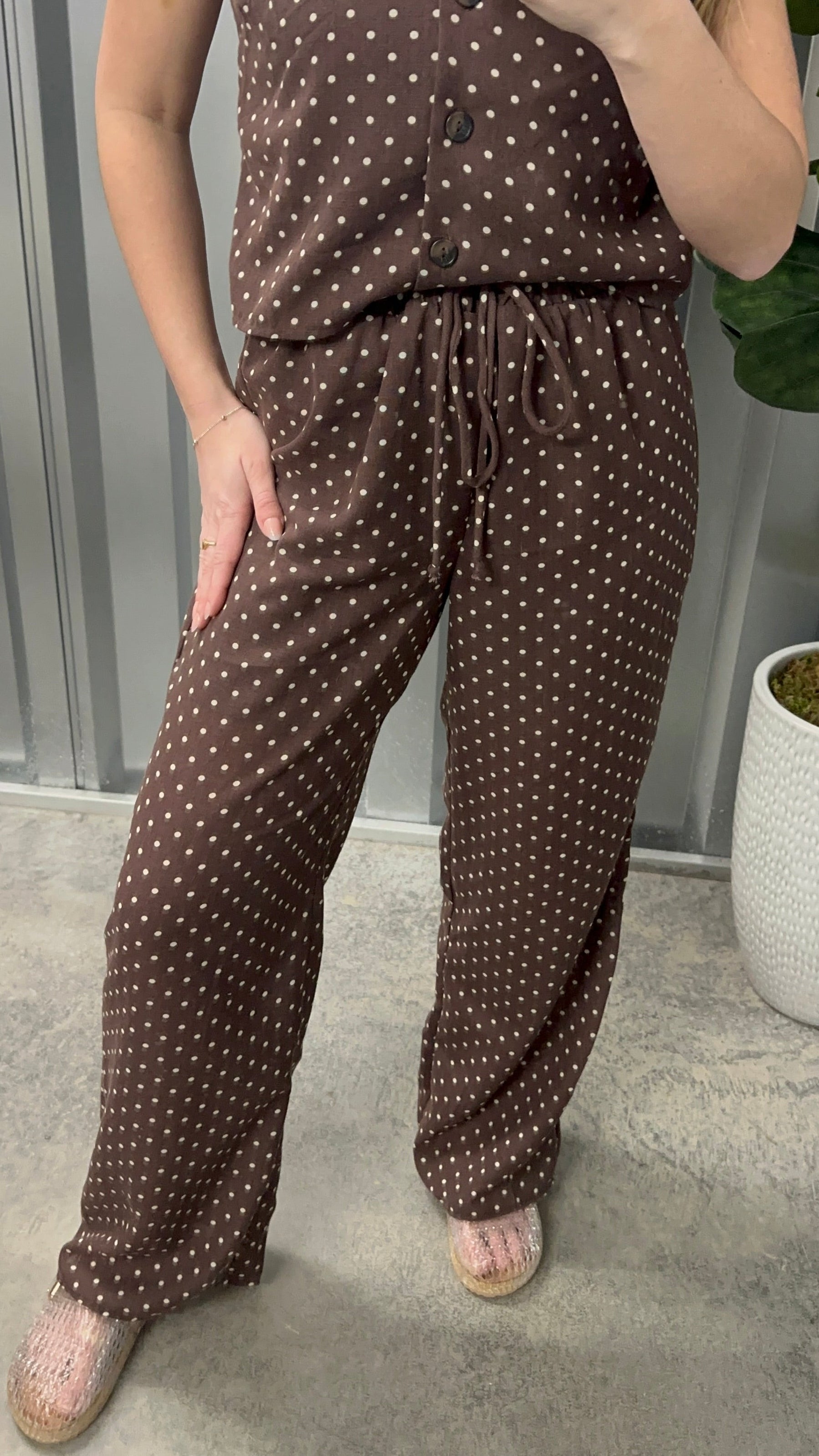 Cocoa Dot Pants