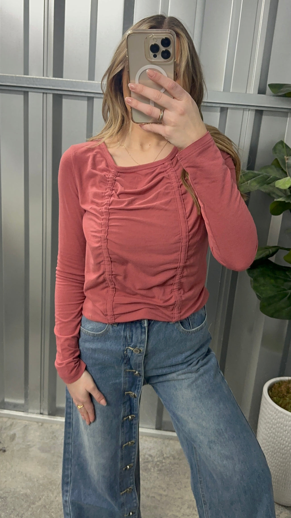 Laine Ruched Top