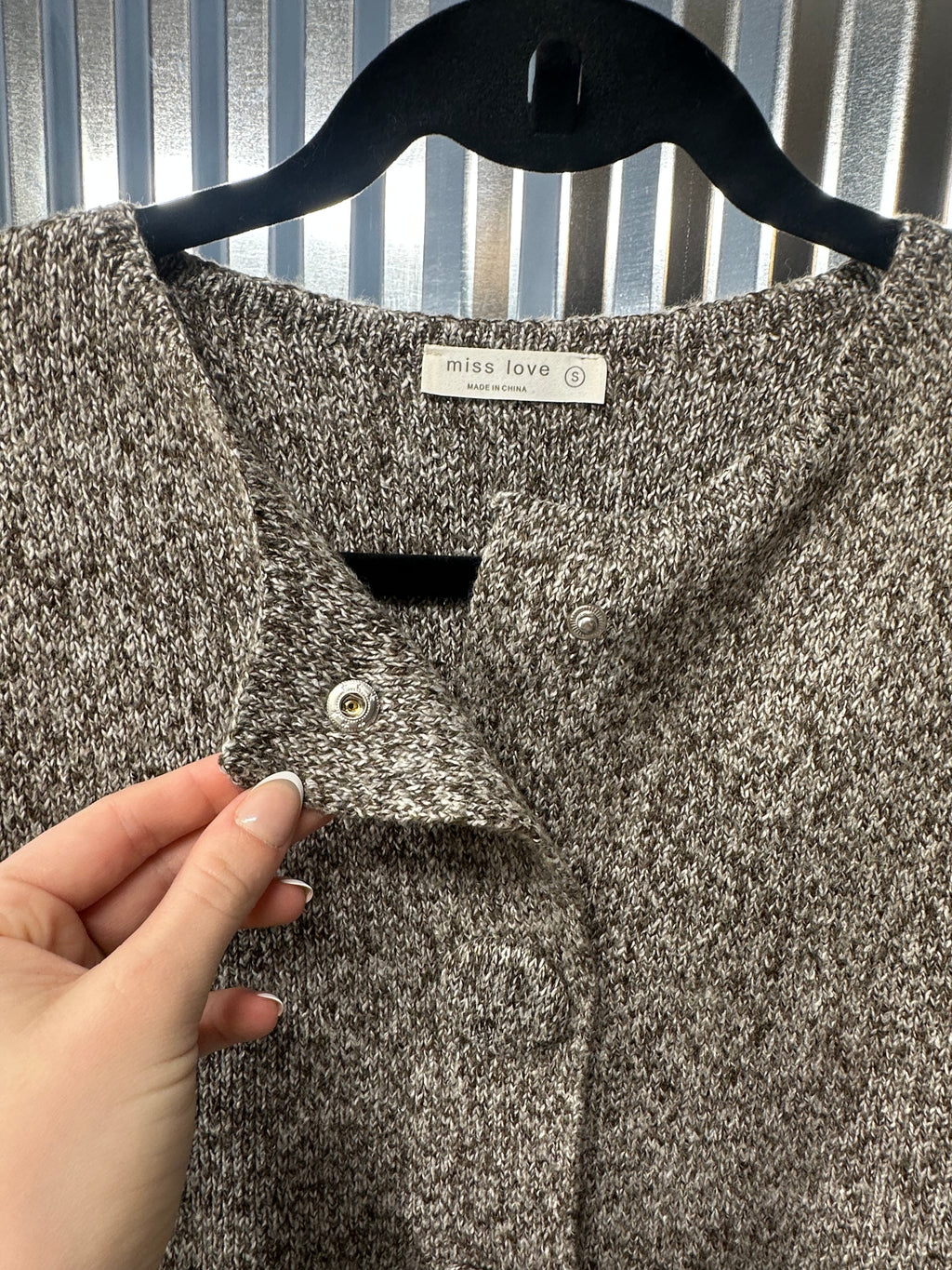 Magnolia Button Top