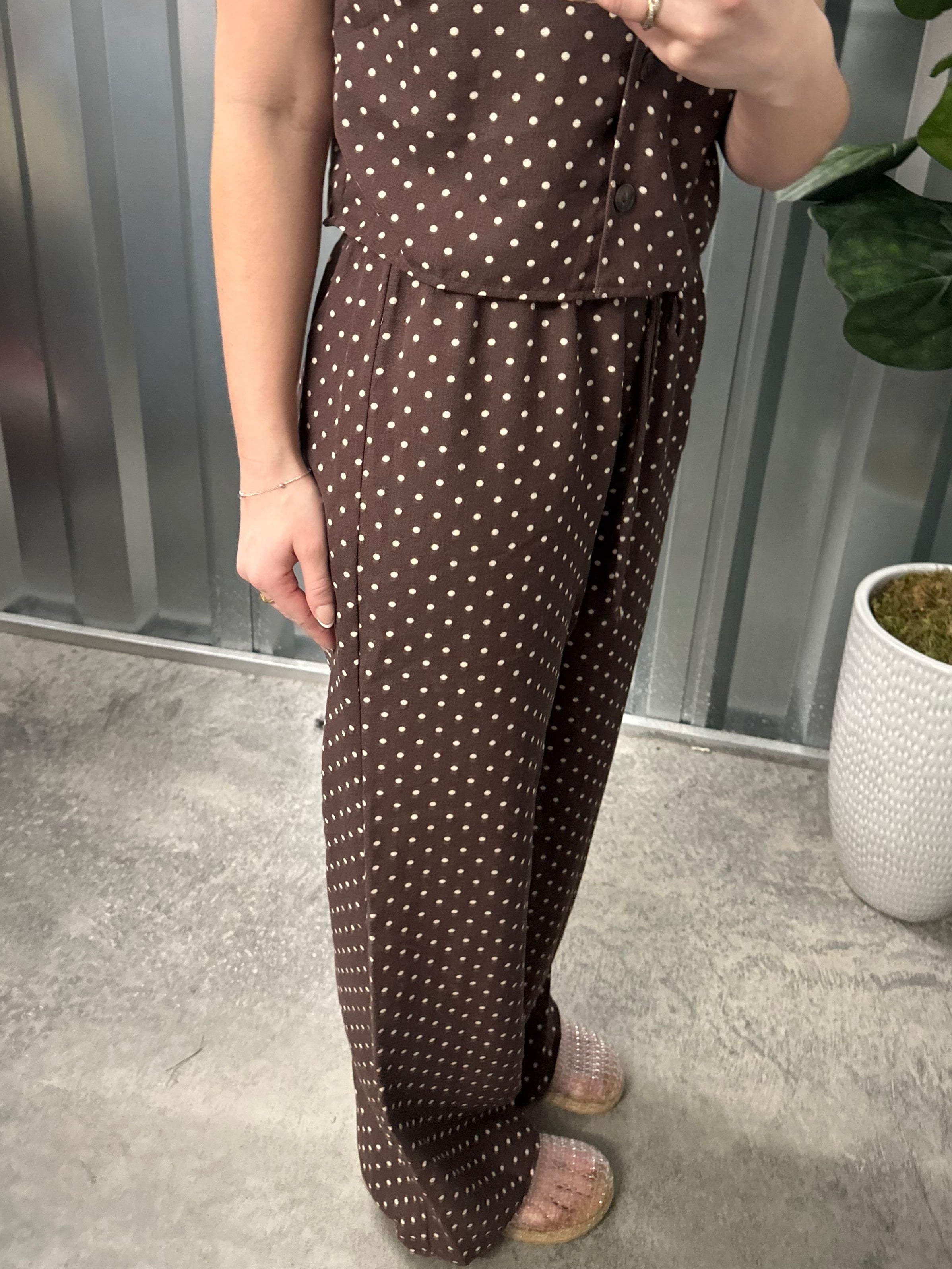 Cocoa Dot Pants