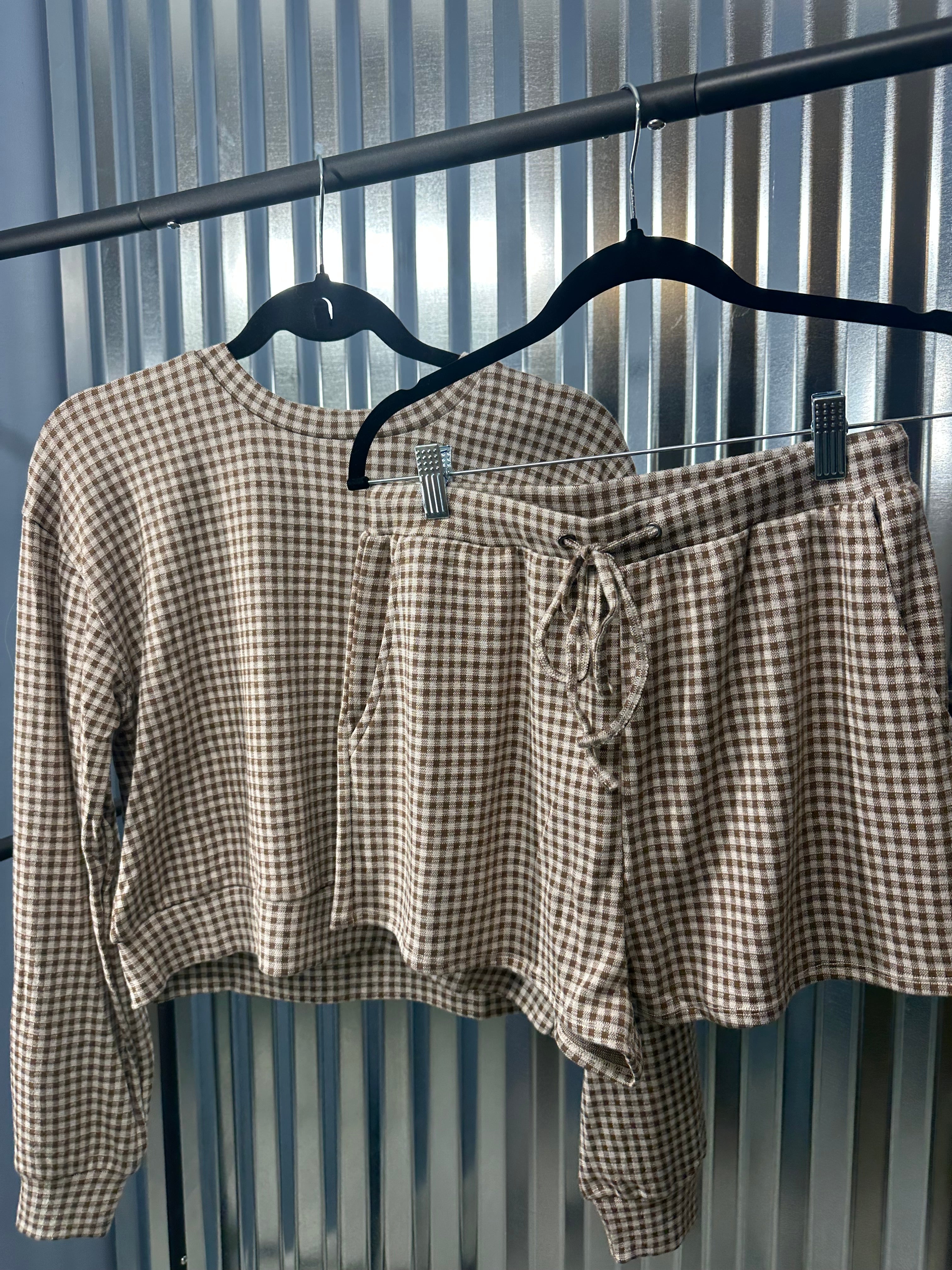 Easy Does It Gingham Shorts