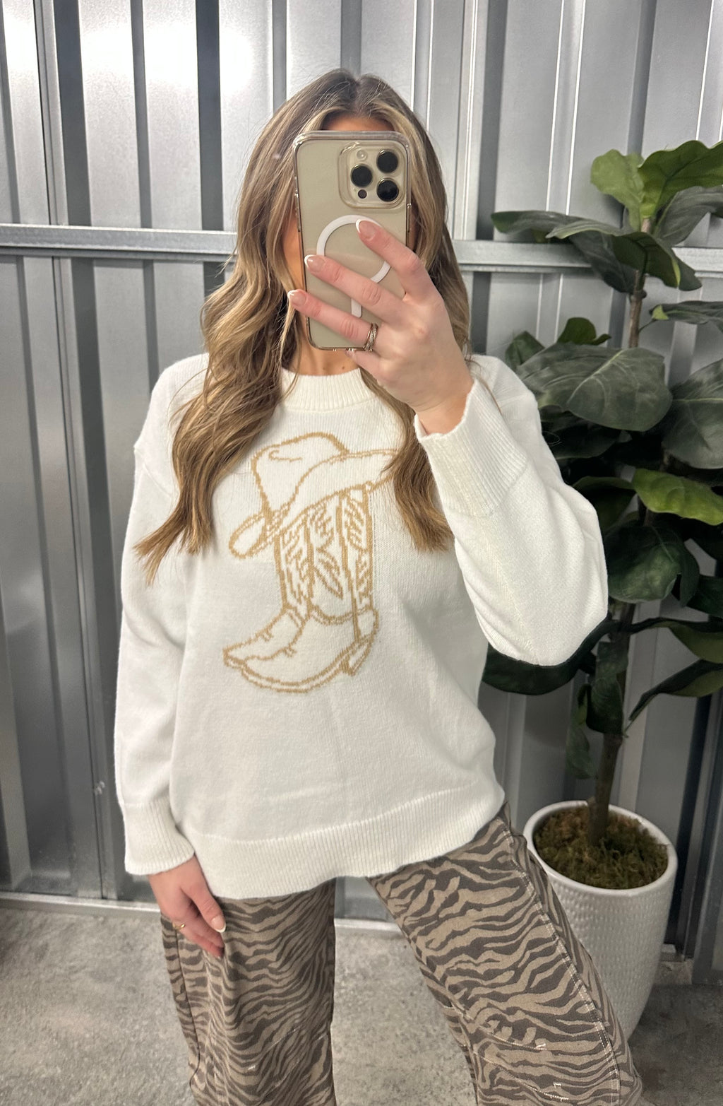 Text Me Texas Sweater