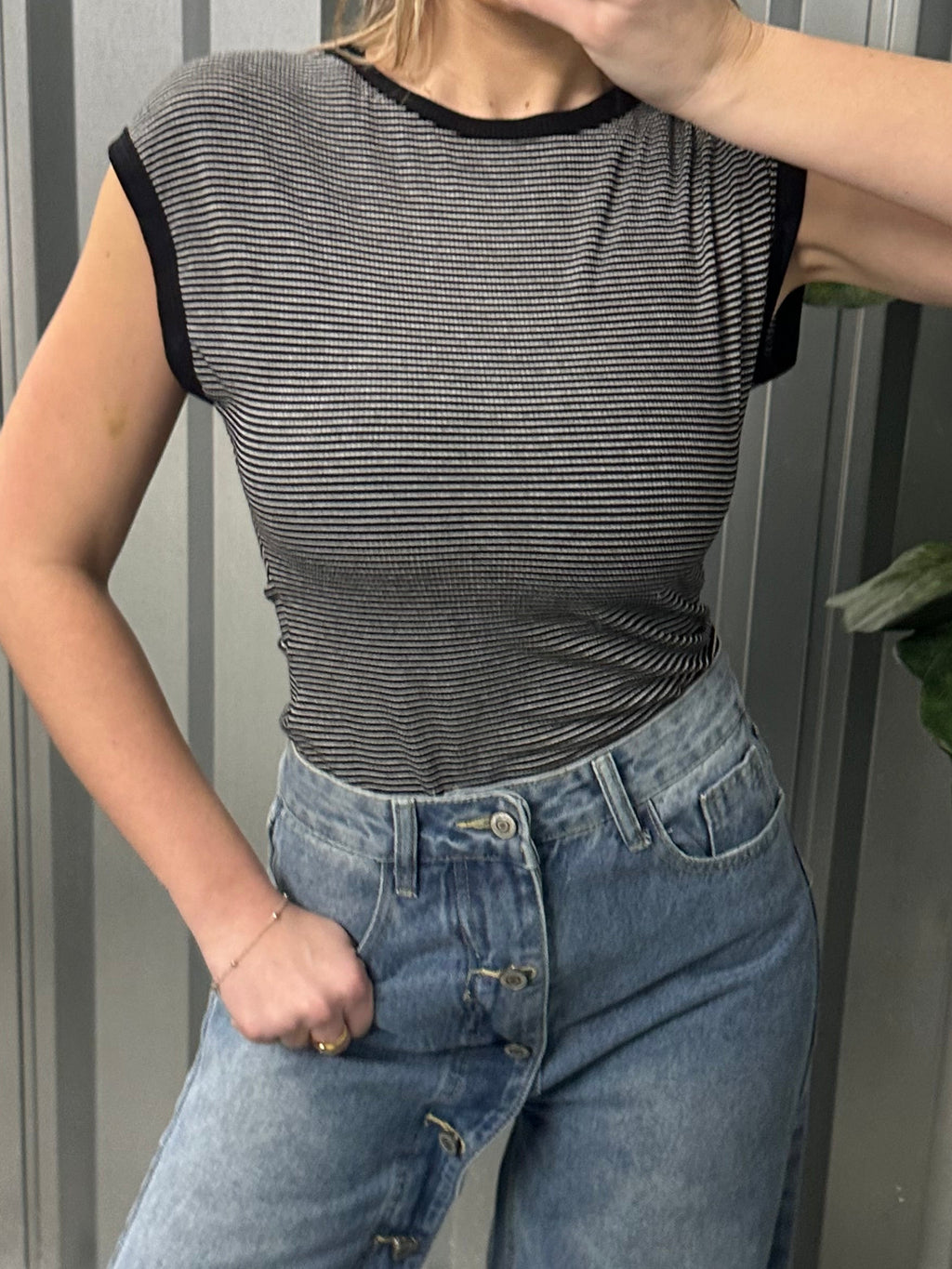 Crosby Striped Bodysuit