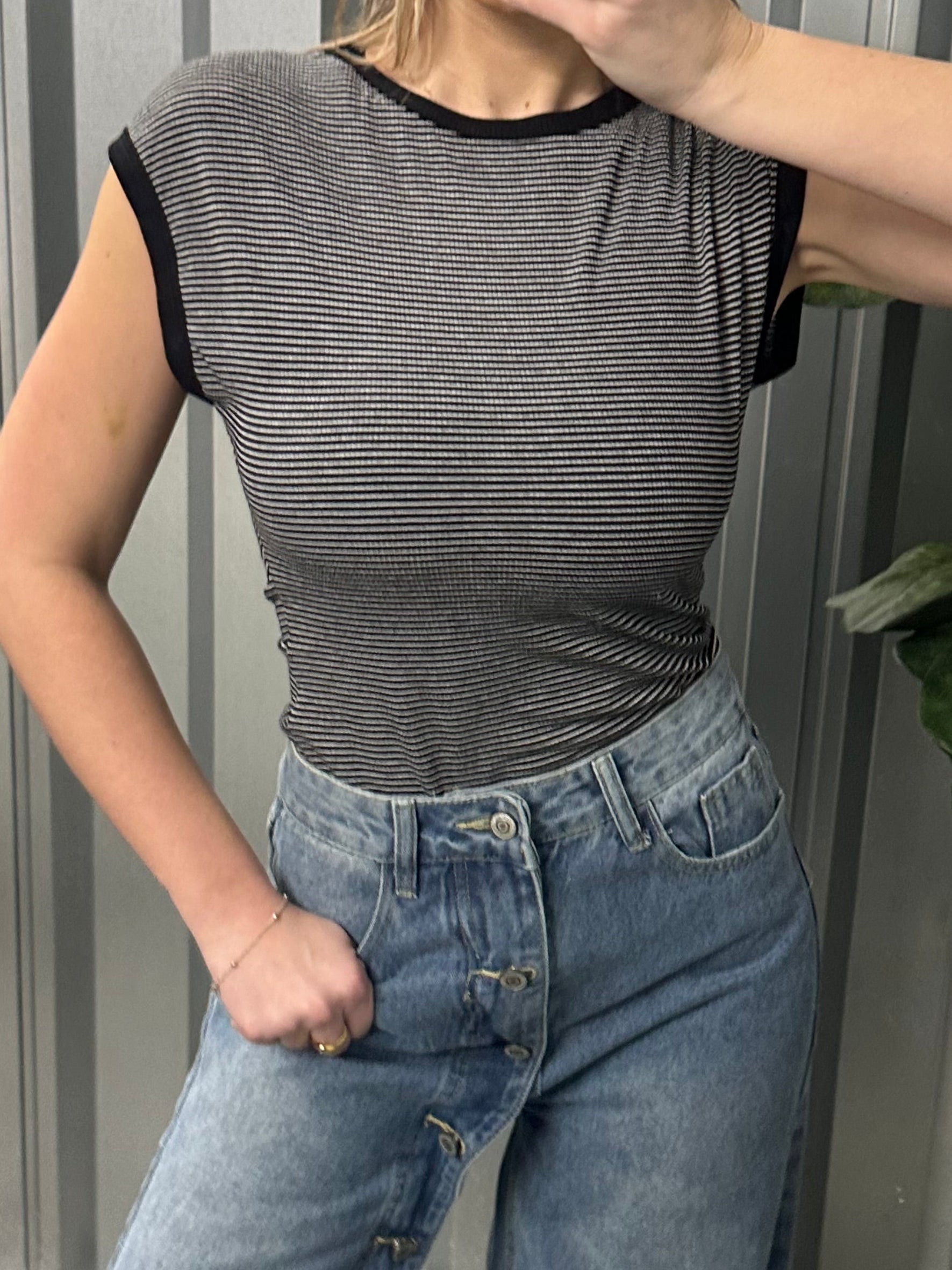 Crosby Striped Bodysuit