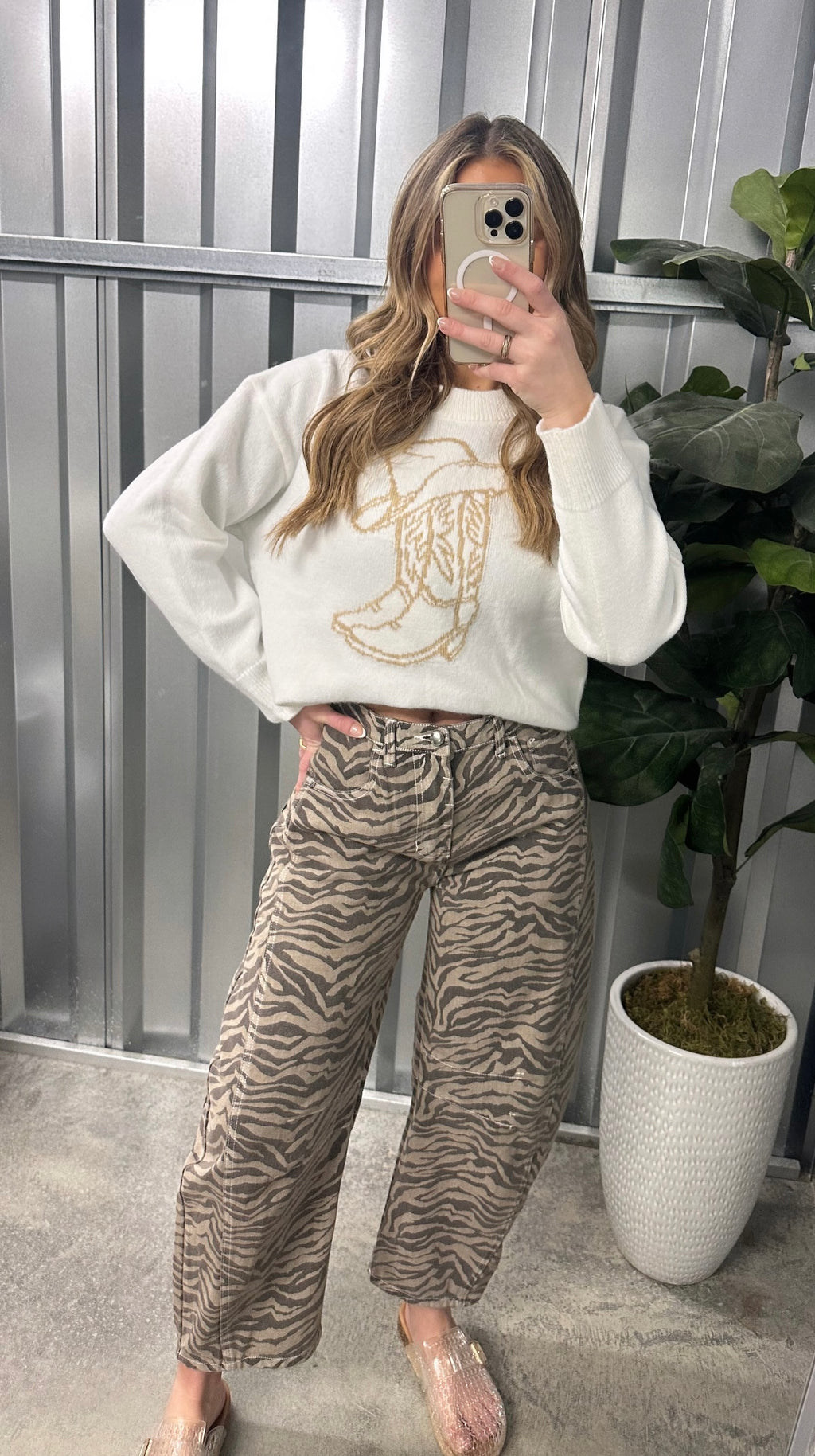 Text Me Texas Sweater