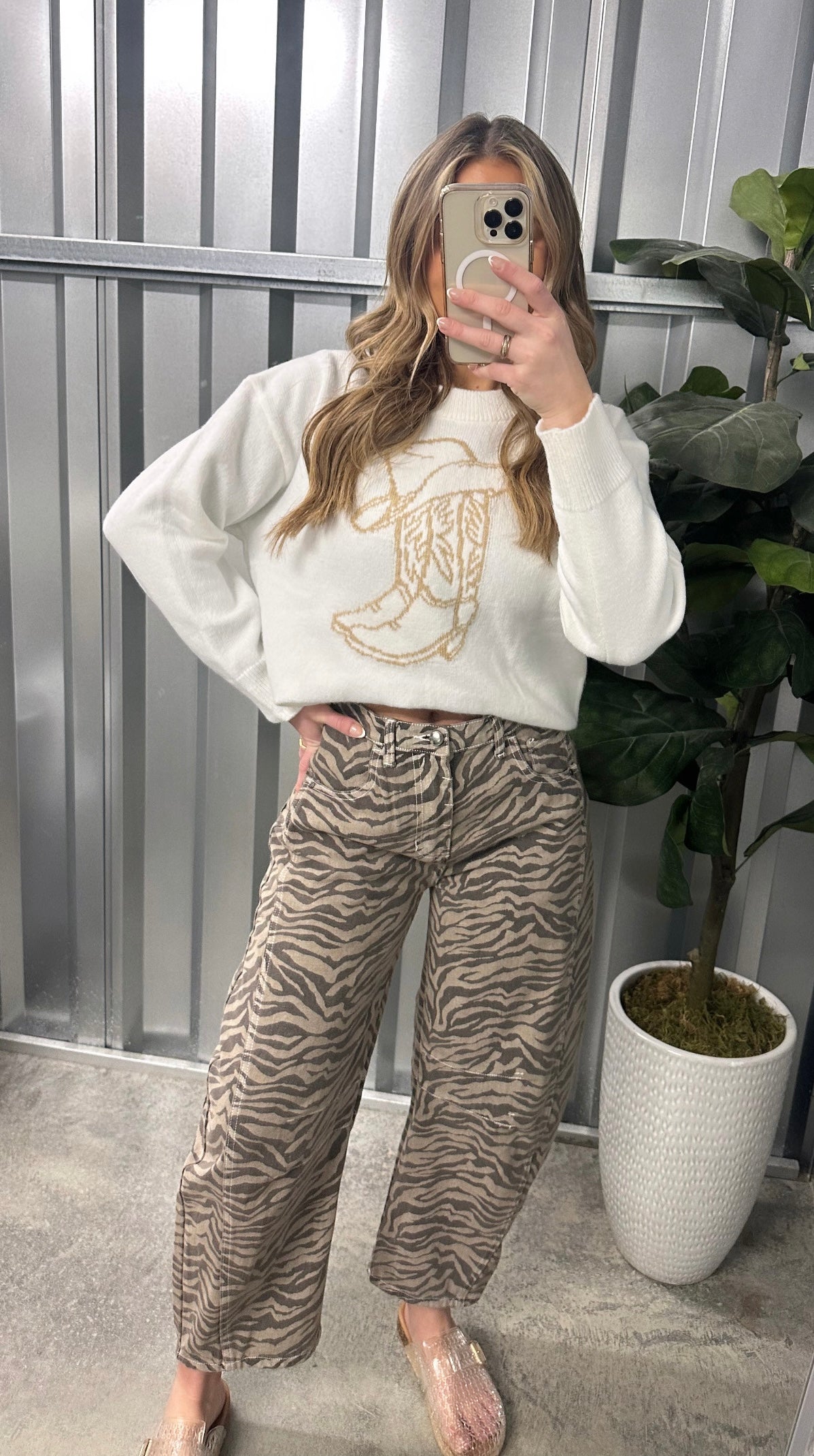 Text Me Texas Sweater