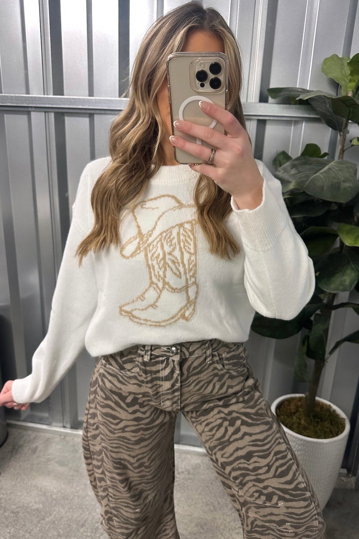 Text Me Texas Sweater